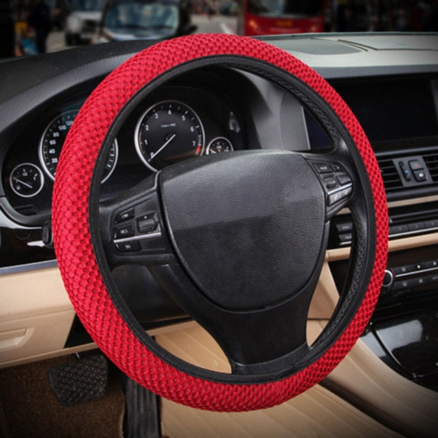 Silk Steering Wheel Cover Car