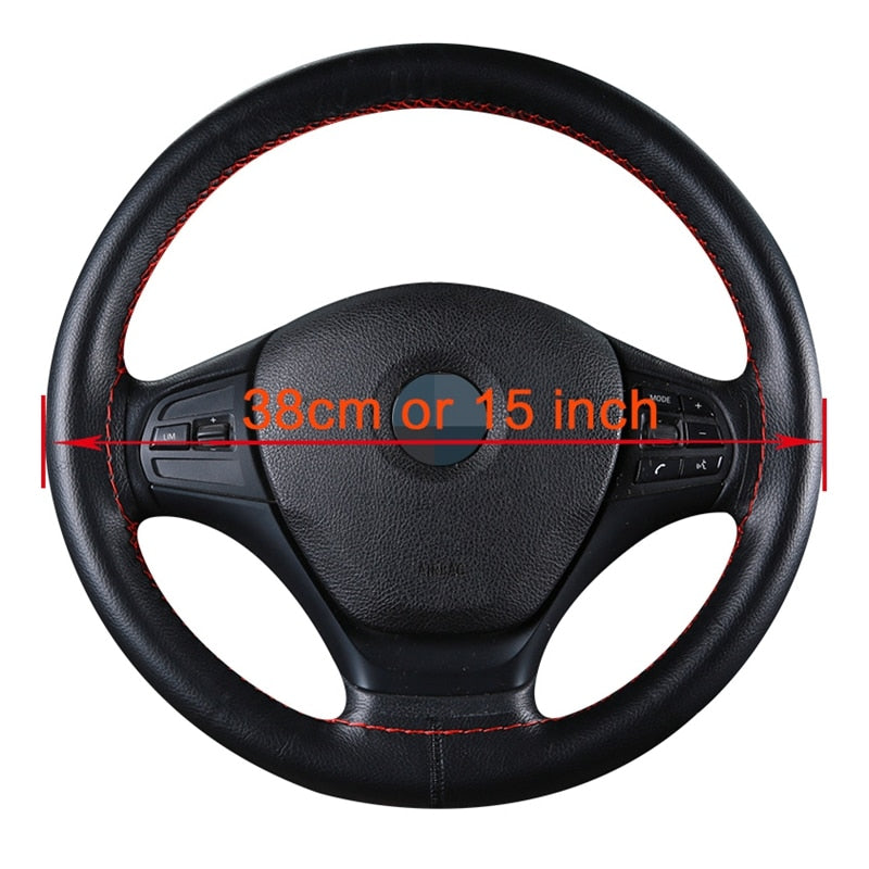Car Steering Cover soft Leather
