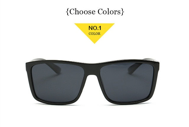 UVLAIK hommes lunettes de soleil polarisées marque Vintage carré conduite mouvement lunettes de soleil hommes sécurité du conducteur protéger UV400 lunettes