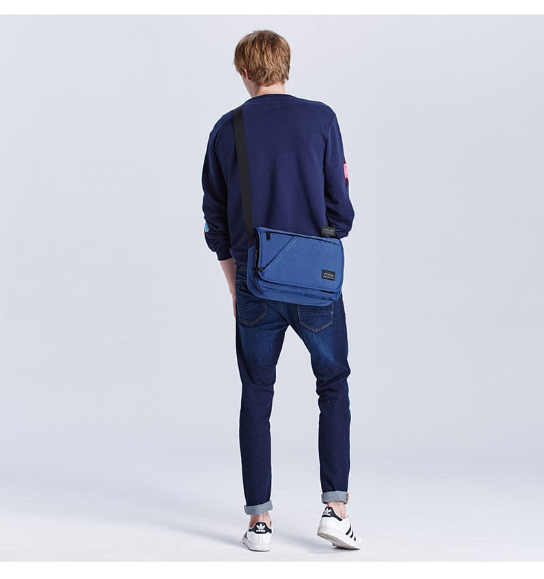 Mixi Fashion – sac d'école pour hommes, sacoche à bandoulière pour garçons, sac à épaule, messager étanche, grande capacité, conçu pour les jeunes M5177