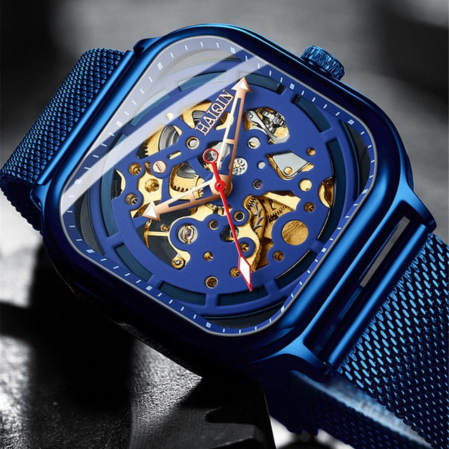 HAIQIN 2019 mode mécanique hommes montres top marque de luxe sport montre-bracelet hommes étanche Quartz hommes horloge Relogio Masculino