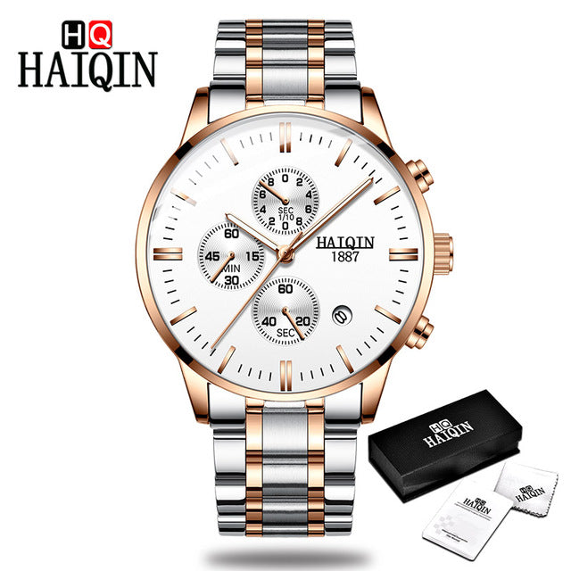 Relojes Hombre Top Brand Luxury Men Watches Man Business Quartz Watch Auto Date Waterproof Clock Relogio Masculino Montre Homme