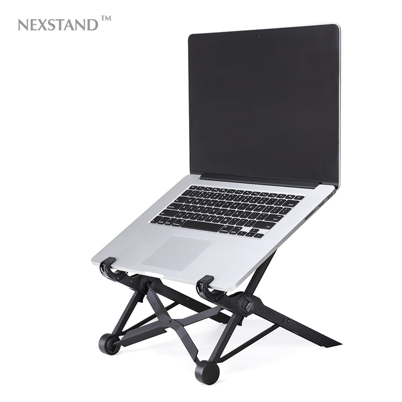 NEXSTAND K2 Laptopständer, zusammenklappbar, tragbar, verstellbar, Laptop-Schoßtisch, Büro-Schoßtisch, ergonomischer Notebook-Ständer