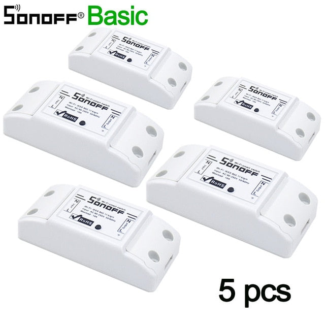 SONOFF Wireless Wifi Switch Remote Control Automation Module DIY Timer Universal Smart Home 10A 220V